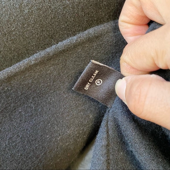 Alexandra Bartlett 100% Wool Collared Black Jacket Pockets Women's Size Medium - Picture 6 of 7